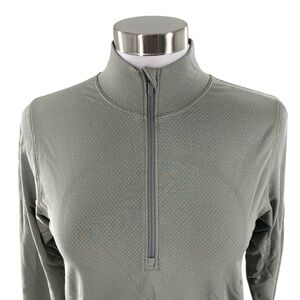 Lululemon Swiftly Relaxed Quarter Zip Gray Women's Size 6